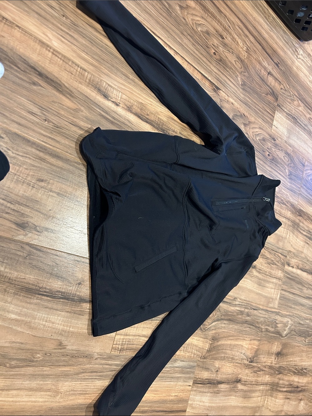 Merrell Men's Black Lightweight Quarter-Zip Jacket